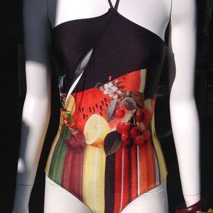 NEW NWT Roberto Cavalli Resort Swimsuit Size Small